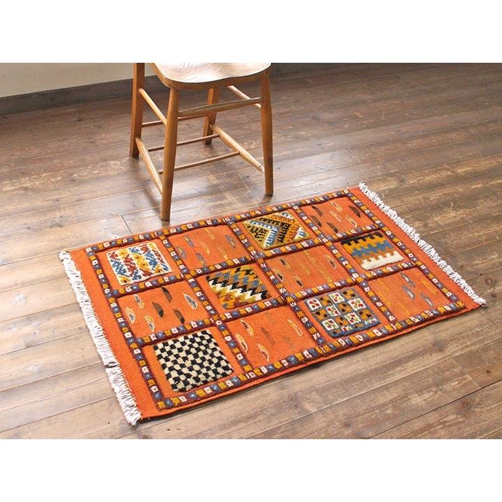 モロッコ ウール キリム ラグ 約59〜62×96cm 【公式通販】