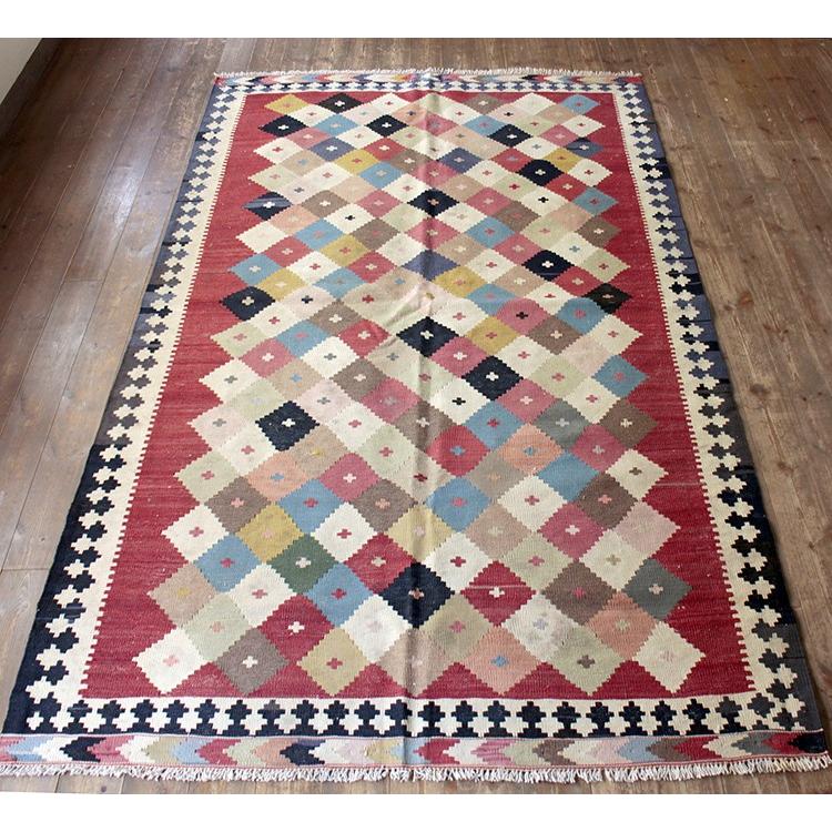オールドキリム シラーズ/カリヨラ 239x142cm カシュカイ族の