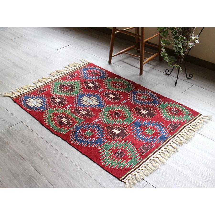 モロッコ ウール キリム ラグ 約59〜62×96cm モロッコ ウール キリム ラグ 約59〜62×96cm 【公式通販】