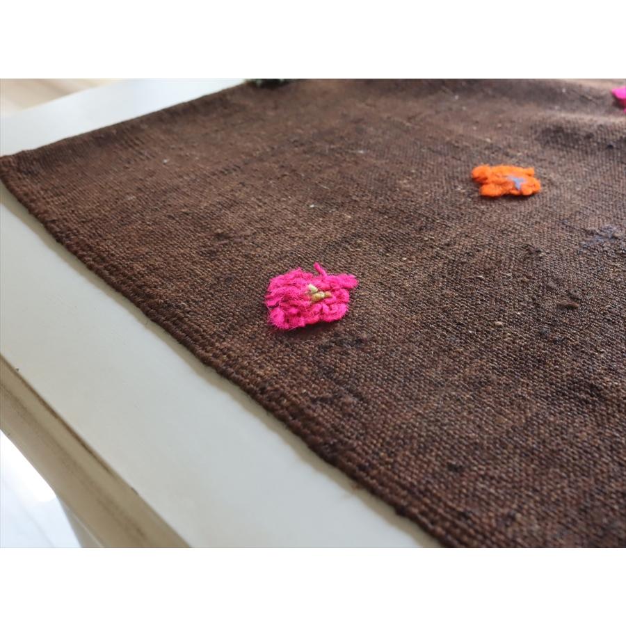 オールドキリム サドルバッグを開いたカットピース 100x45cm ジジム＆ジリ | ブランド登録なし | 04