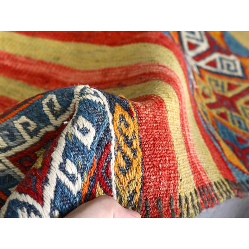 オールドキリム シワス ランナー 155x76cm ボーダージジム ダイヤのモチーフ | ブランド登録なし | 08