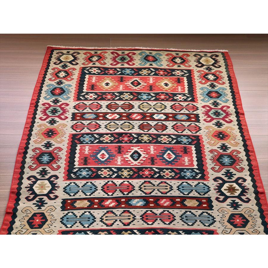 オールドシャルキョイキリム オールドキリム シャルキョイ セッジャーデ 194x100cm 4つの