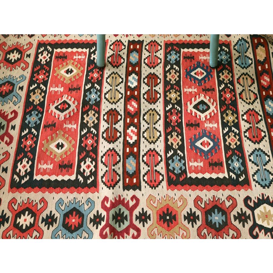 オールドシャルキョイキリム オールドキリム シャルキョイ セッジャーデ 194x100cm 4つの