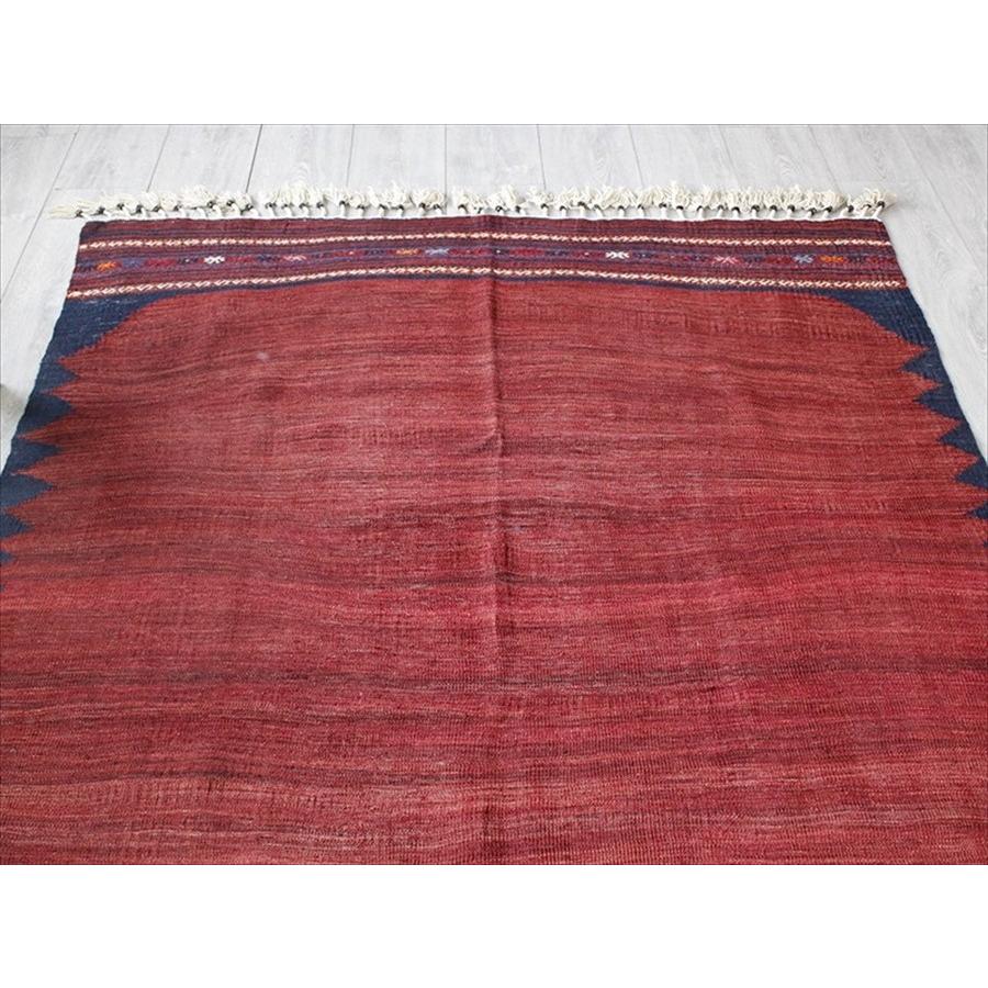 オールドキリム バルケスィル カリヨラ 224x140cm レッド＆ネイビー
