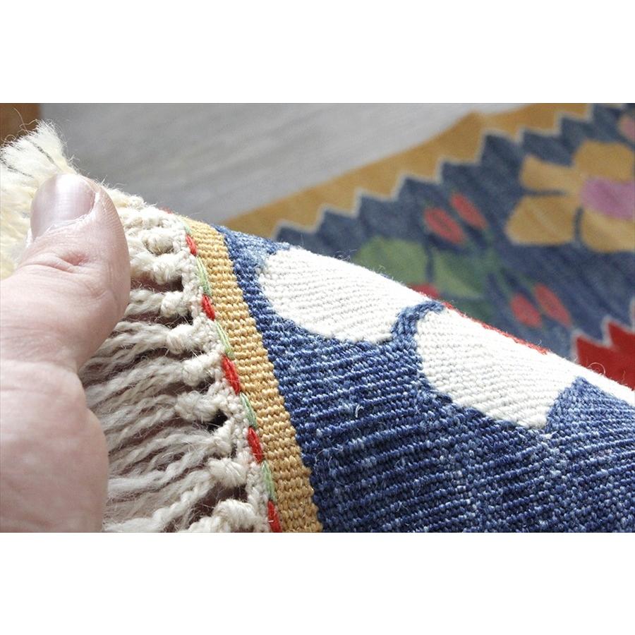 Turkish Kilim 手織りの草木染キリム コンヤ ヤストゥクサイズ 97x63cm