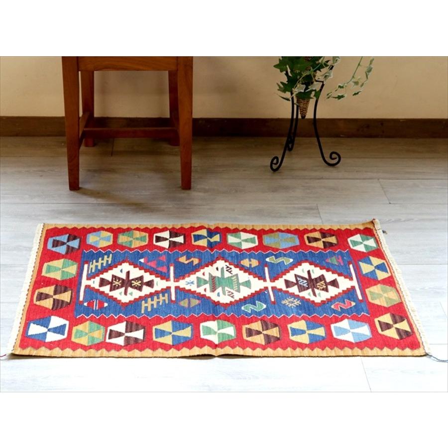 最高級の細かな手織りトルコキリム/コンヤ草木染キリム スーパー