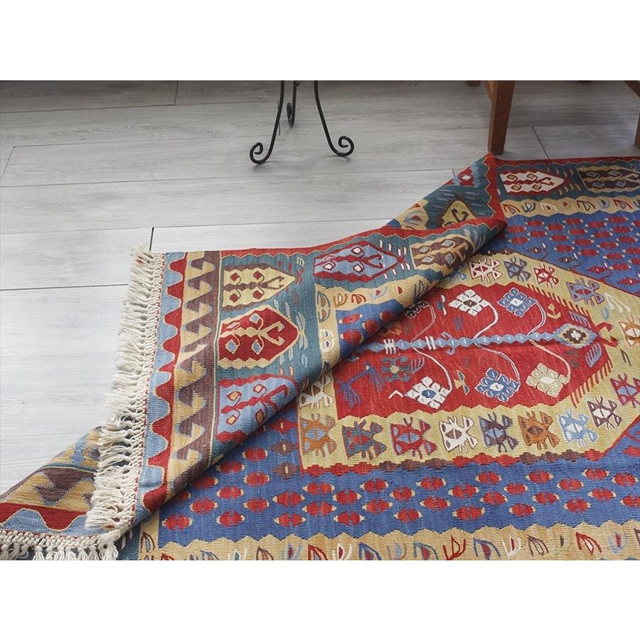 大判】両面キリム 天然草木染 草木染 スーパーファインキリム