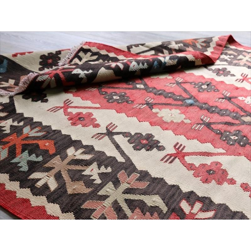 オールドキリム シャルキョイ セッジャーデ 173x91cm 生命の樹と鳥の