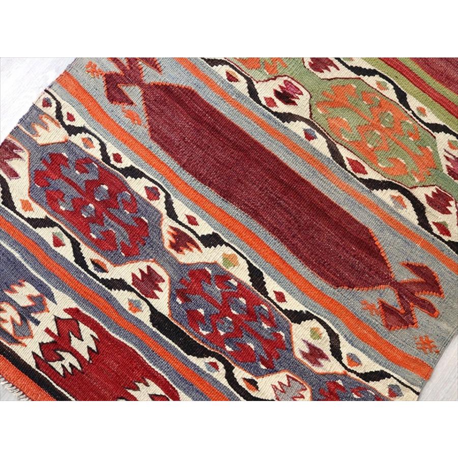 オールドキリム ムート/チェイレキ 162x90cm 赤いサンドゥク