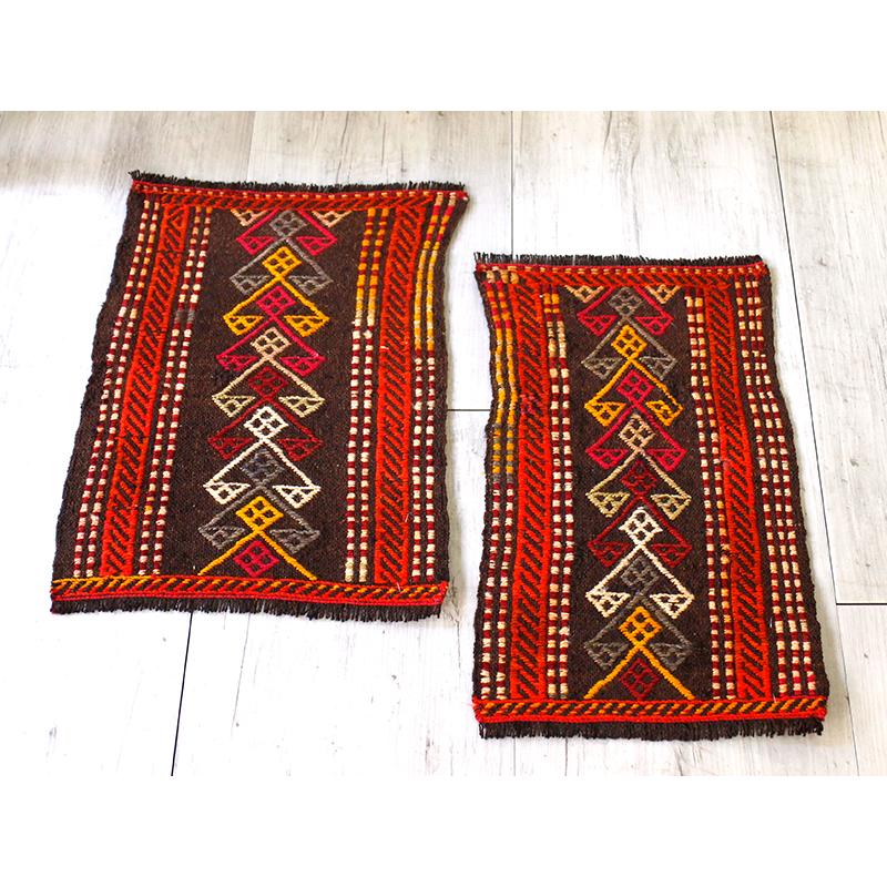 オールドキリム アダナ/サドルバッグのフラグメント 39x28cm エリベリンデのジジム | ブランド登録なし | 03