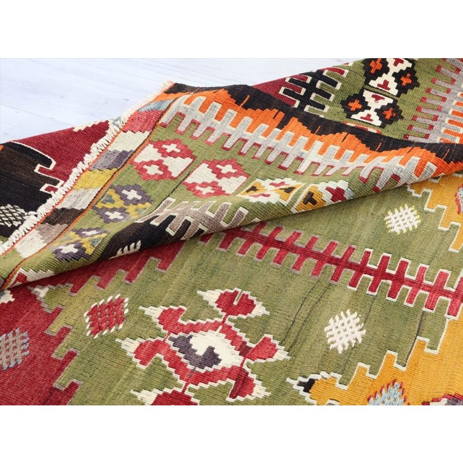 オールドキリム コンヤ　カリヨラ 226x158cm 重なるミフラープ_12