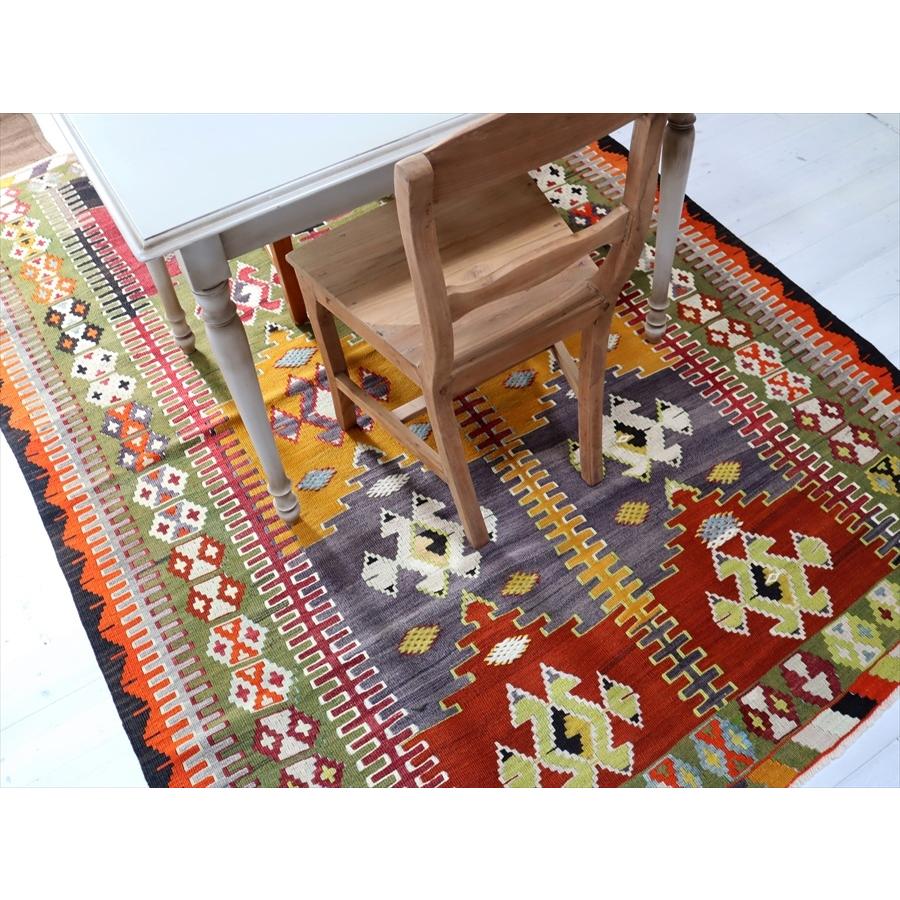 オールドキリム コンヤ　カリヨラ 226x158cm 重なるミフラープ_3