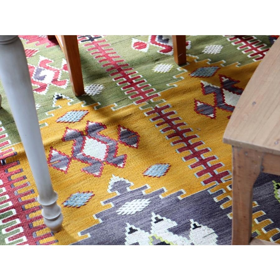 オールドキリム コンヤ　カリヨラ 226x158cm 重なるミフラープ_4
