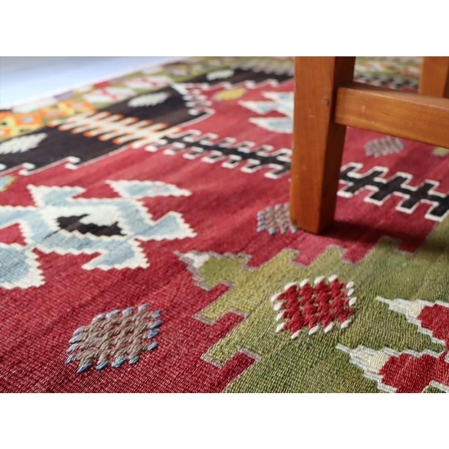 オールドキリム コンヤ　カリヨラ 226x158cm 重なるミフラープ_5