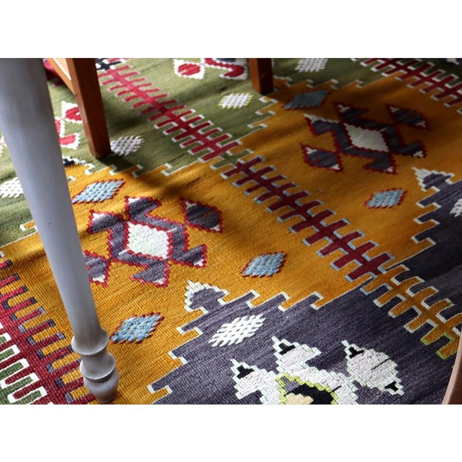 オールドキリム コンヤ　カリヨラ 226x158cm 重なるミフラープ_7