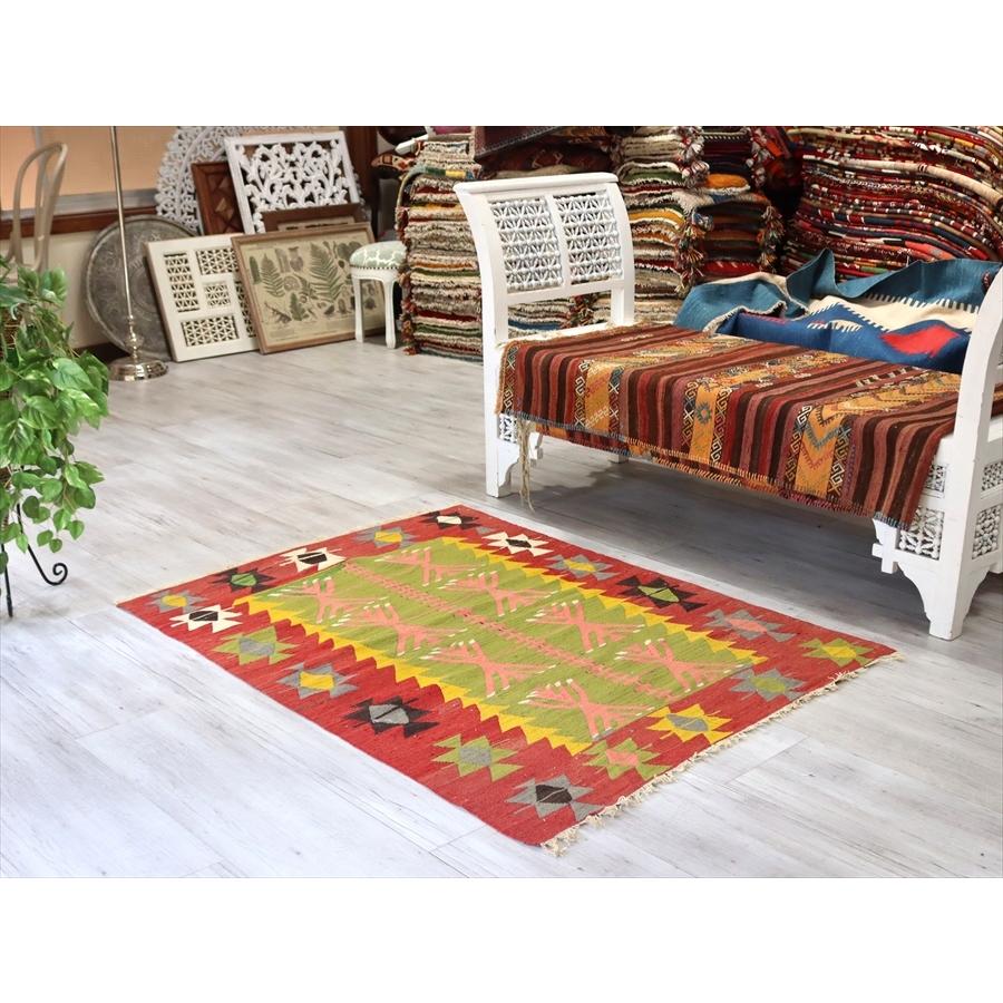 オールドキリム・エシュメ　チェイレキ 132x97cm生命の樹とイーブルアイ 