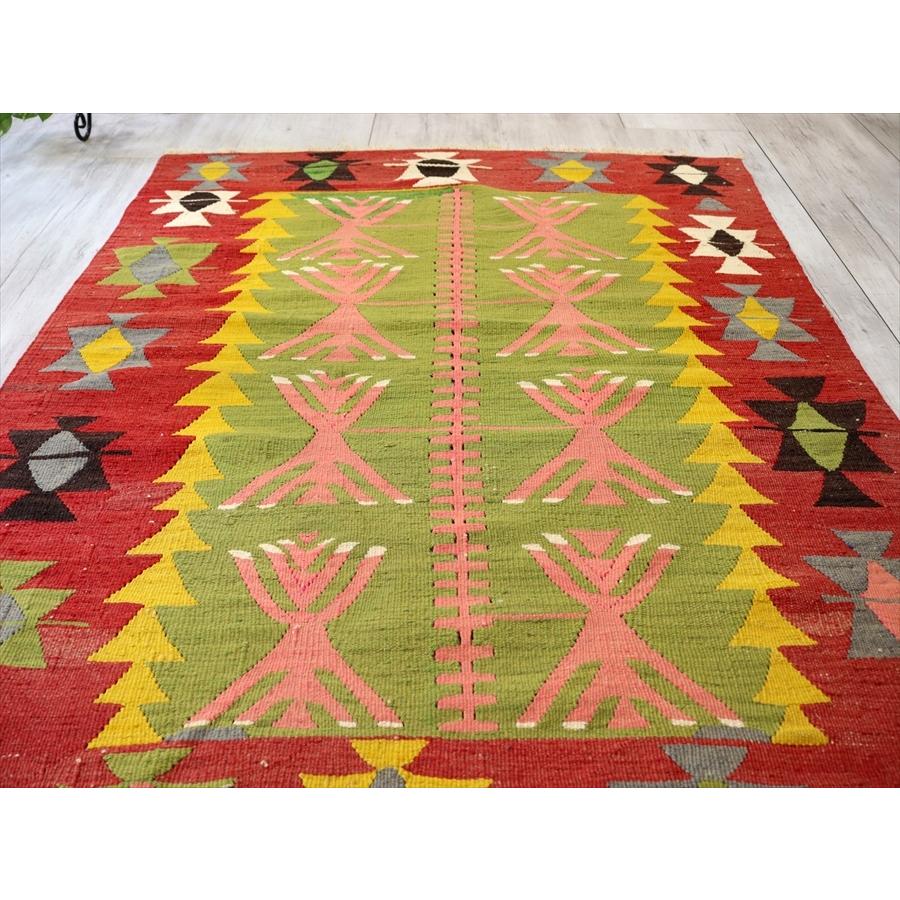 オールドキリム・エシュメ　チェイレキ 132x97cm生命の樹とイーブルアイ 