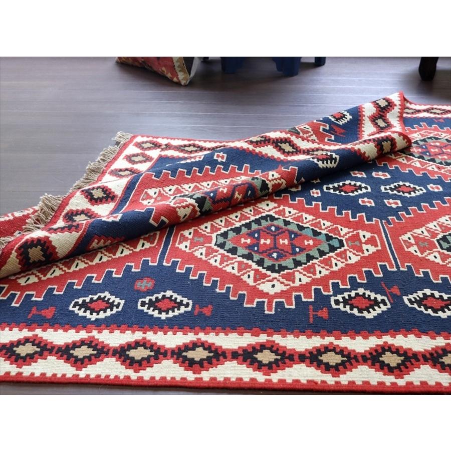 トルコ手織りキリム ワン 157x105cm セッヂャーデ 8つのメダリオン