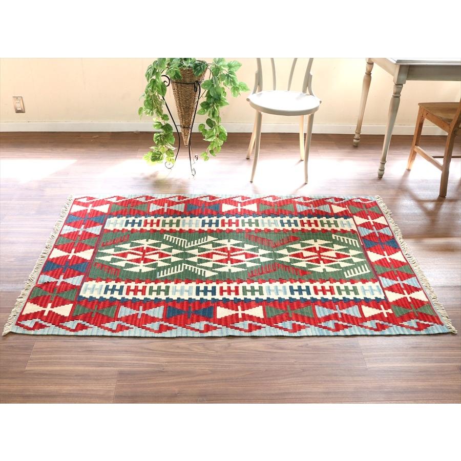 トルコ手織りキリム セッヂャーデ 172x113cm サソリのモチーフ