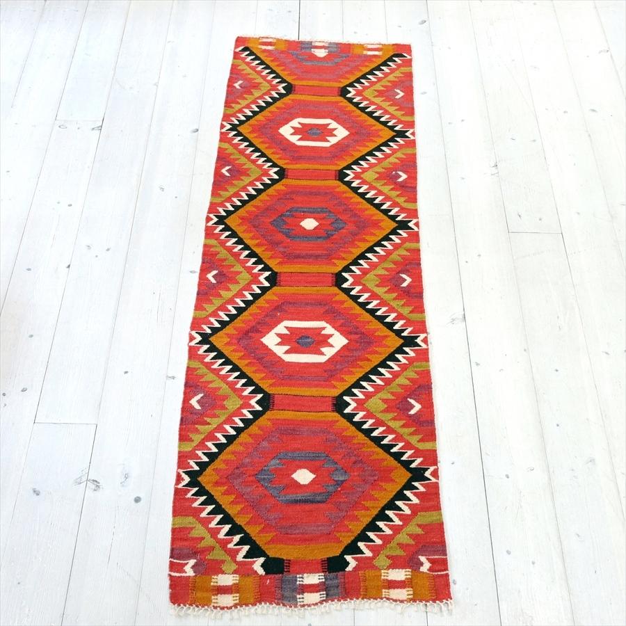 オールドキリム ムート 154x44cm 連なるメダリオン | ブランド登録なし