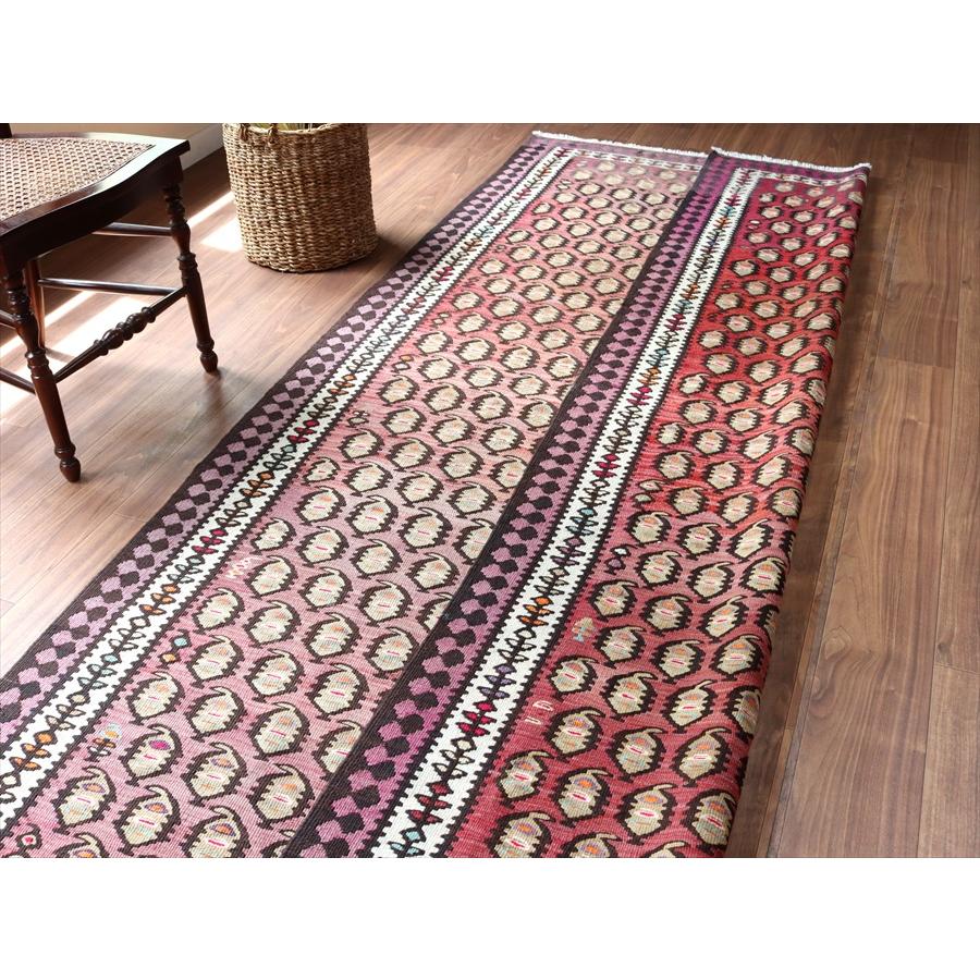 オールドキリム セネ  279x144cm 一面のボテモチーフ | ブランド登録なし | 12