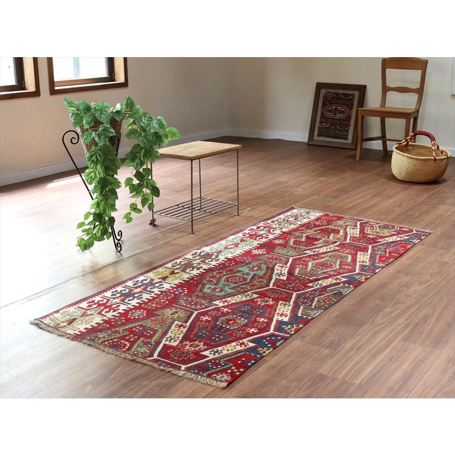 オールドキリム ギョムルゲン  189x85cm 連なるエリベリンデ | ブランド登録なし | 01