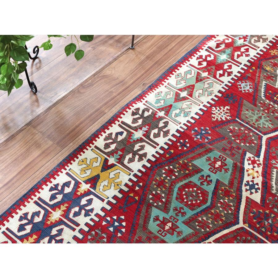 オールドキリム ギョムルゲン  189x85cm 連なるエリベリンデ | ブランド登録なし | 03