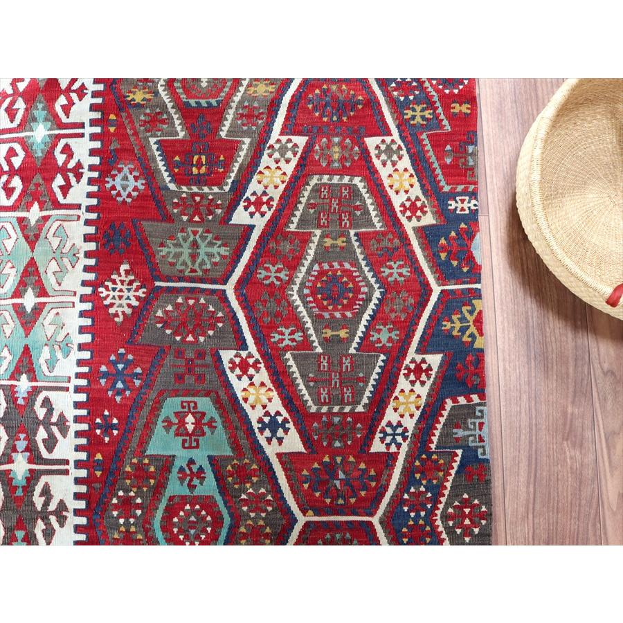 オールドキリム ギョムルゲン  189x85cm 連なるエリベリンデ | ブランド登録なし | 07