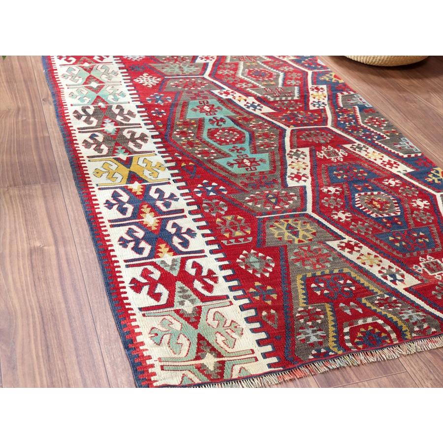 オールドキリム ギョムルゲン  189x85cm 連なるエリベリンデ | ブランド登録なし | 08