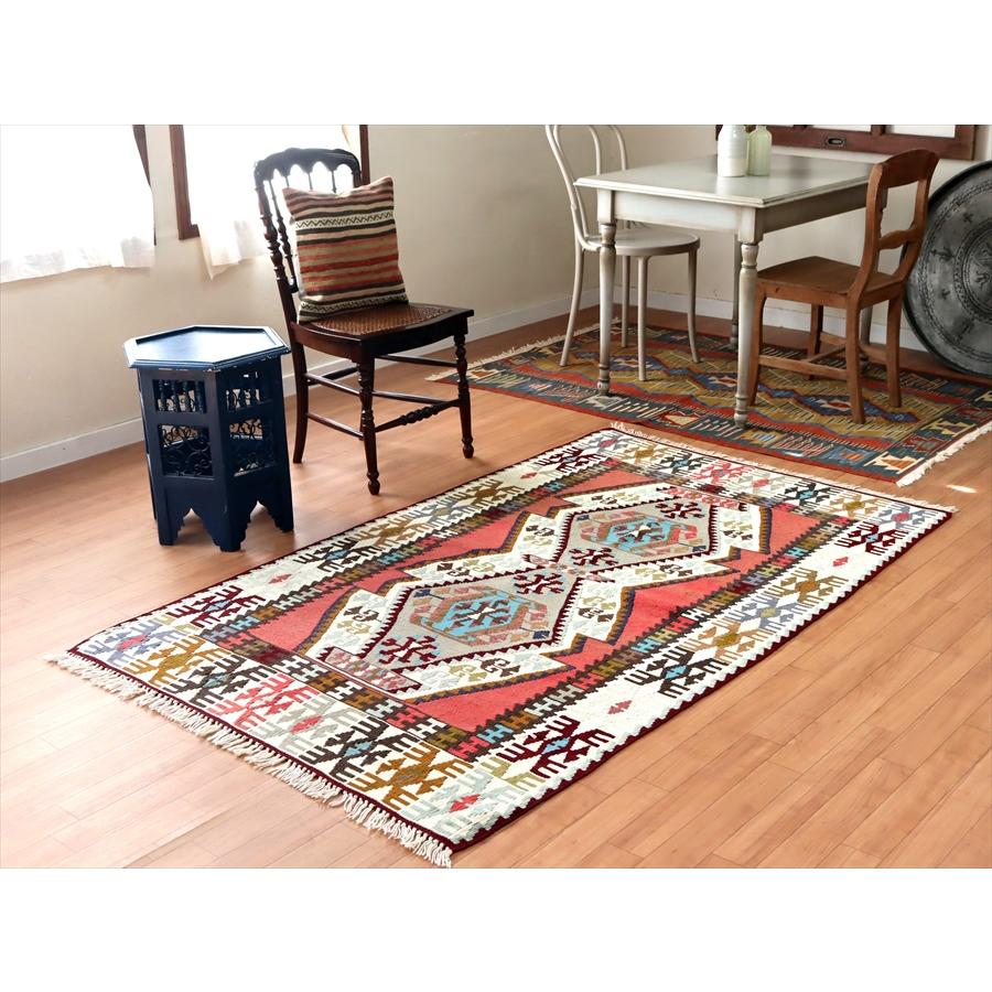 トルコの手織りキリム カイセリ ヤヒヤル 191x117cm | ブランド登録なし | 01