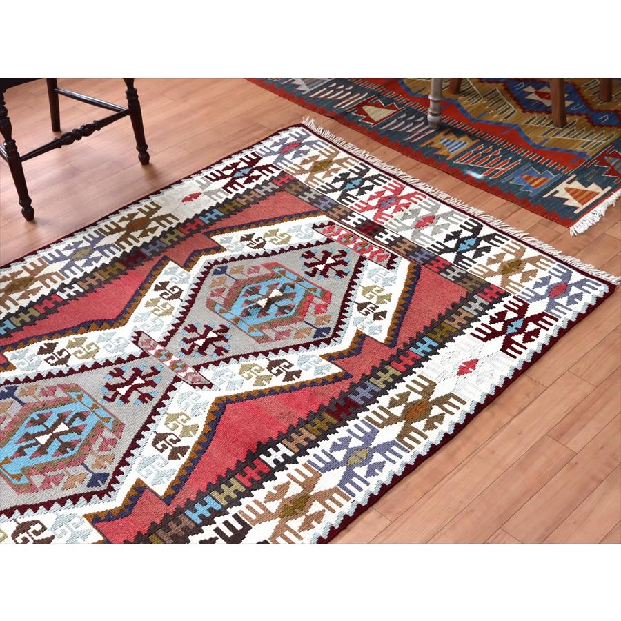 トルコの手織りキリム カイセリ ヤヒヤル 191x117cm | ブランド登録なし | 02