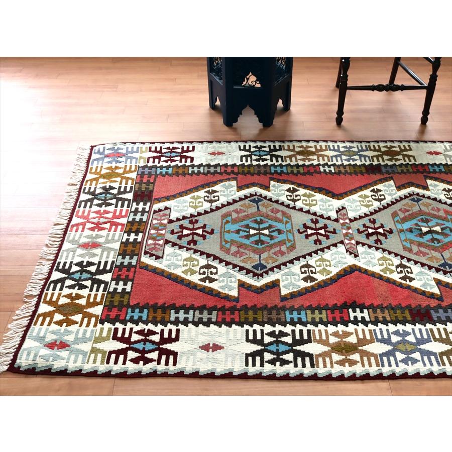 トルコの手織りキリム カイセリ ヤヒヤル 191x117cm | ブランド登録なし | 03