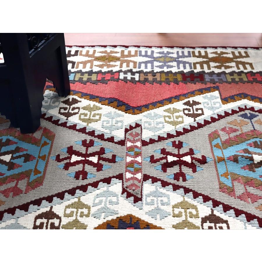 トルコの手織りキリム カイセリ ヤヒヤル 191x117cm | ブランド登録なし | 06