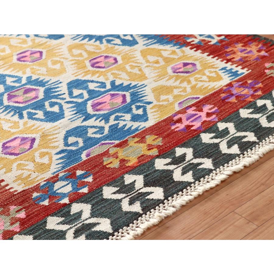 色にこだわるワンランク上のカイセリキリム 185x128cm 連なるエリベリンデ | ブランド登録なし | 03