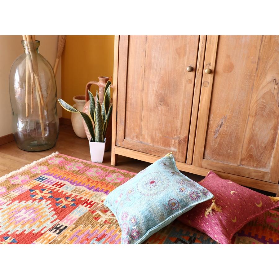 手織りキリム トルコ　カイセリ産 184x131cm 明るいパステルカラー　セッヂャーデ | ブランド登録なし | 12