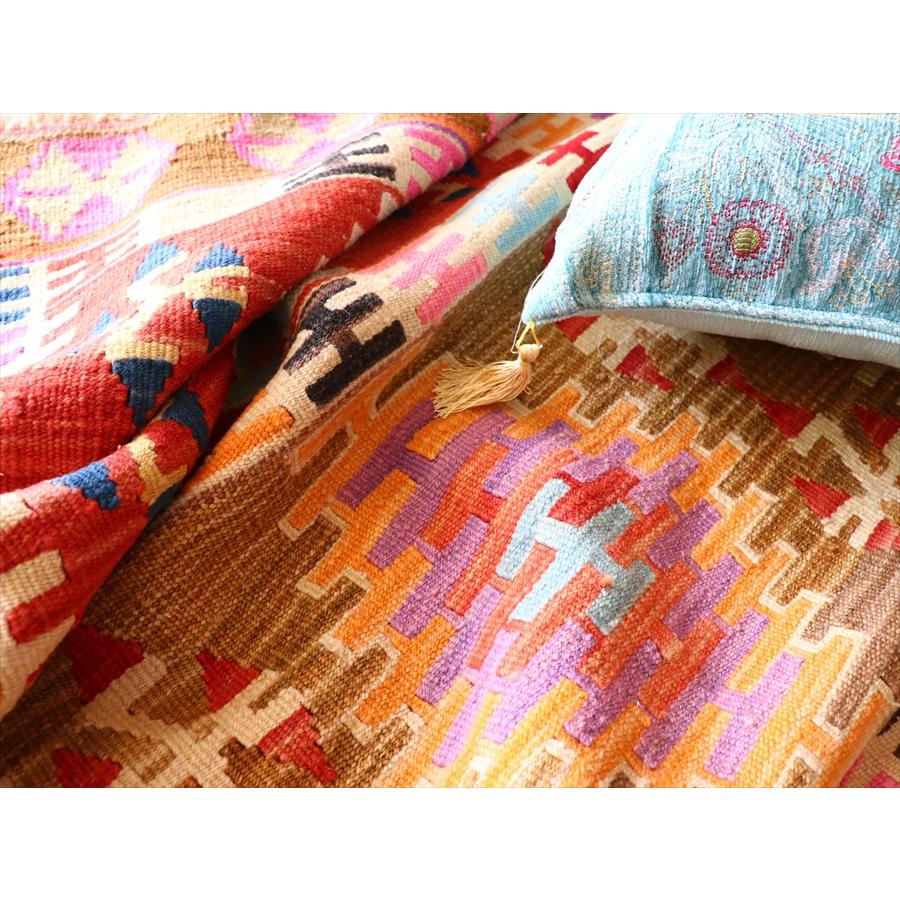 手織りキリム トルコ　カイセリ産 184x131cm 明るいパステルカラー　セッヂャーデ | ブランド登録なし | 14