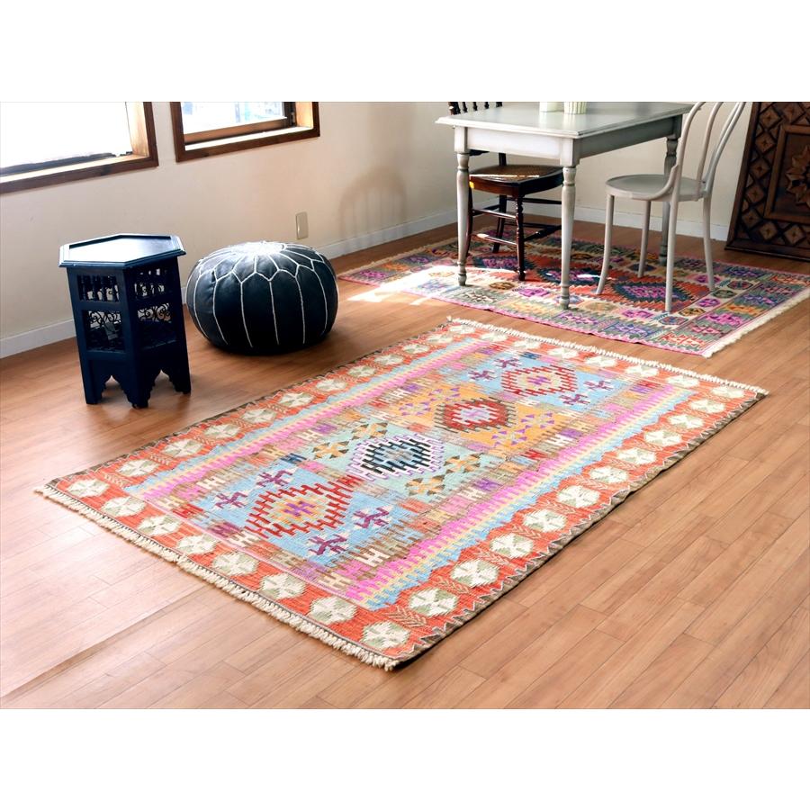 色にこだわるワンランク上のカイセリキリム 181x127cm ４つのイーブルアイ | ブランド登録なし | 01