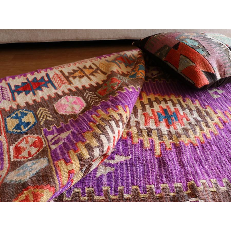 手織りキリム トルコ　カイセリ産 178x137cm 明るいパステルカラー　セッヂャーデ | ブランド登録なし | 11