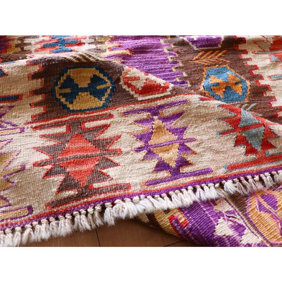 手織りキリム トルコ　カイセリ産 178x137cm 明るいパステルカラー　セッヂャーデ | ブランド登録なし | 13