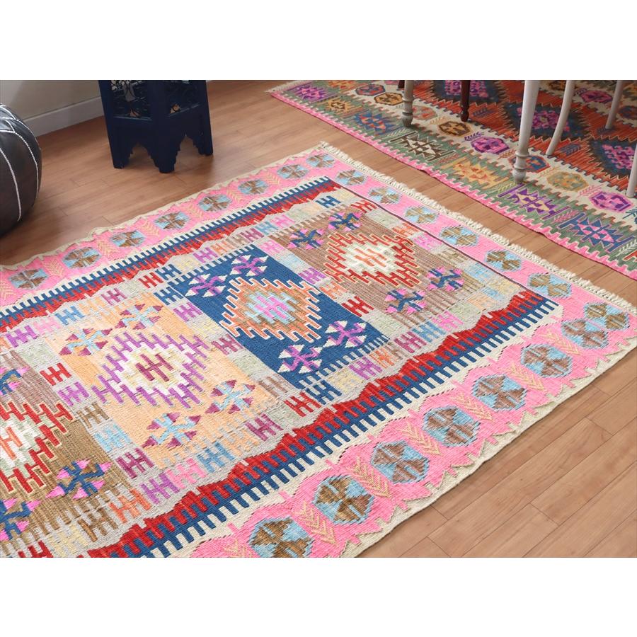 色にこだわるワンランク上のカイセリキリム 178x133cm イーブルアイと狼の足跡 | ブランド登録なし | 02