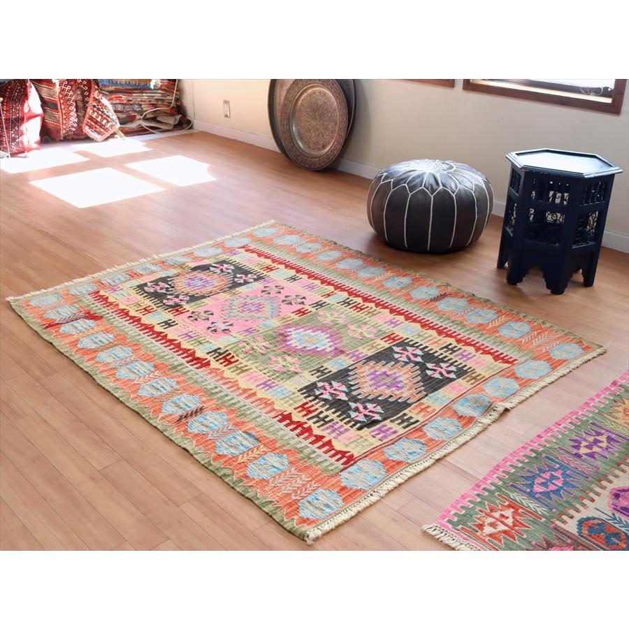 色にこだわるワンランク上のカイセリキリム 167x138cm イーブルアイと麦の穂のジジム | ブランド登録なし | 01