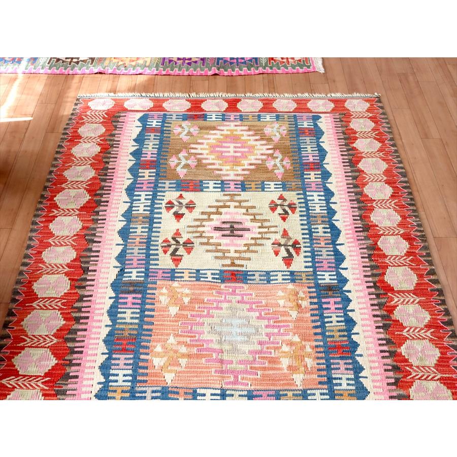 色にこだわるワンランク上のカイセリキリム 182x124cm イーブルアイと狼の足跡 | ブランド登録なし | 02