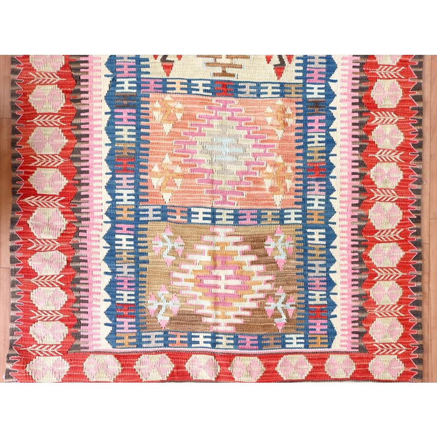 色にこだわるワンランク上のカイセリキリム 182x124cm イーブルアイと狼の足跡 | ブランド登録なし | 03