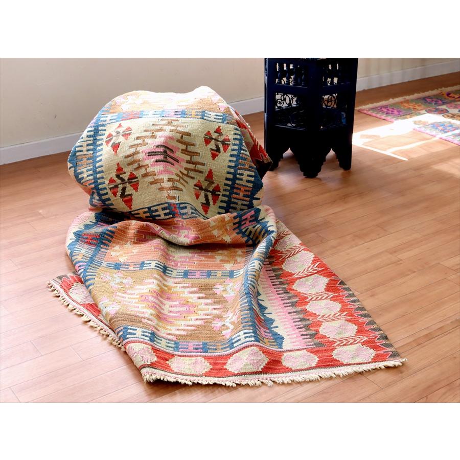 色にこだわるワンランク上のカイセリキリム 182x124cm イーブルアイと狼の足跡 | ブランド登録なし | 05