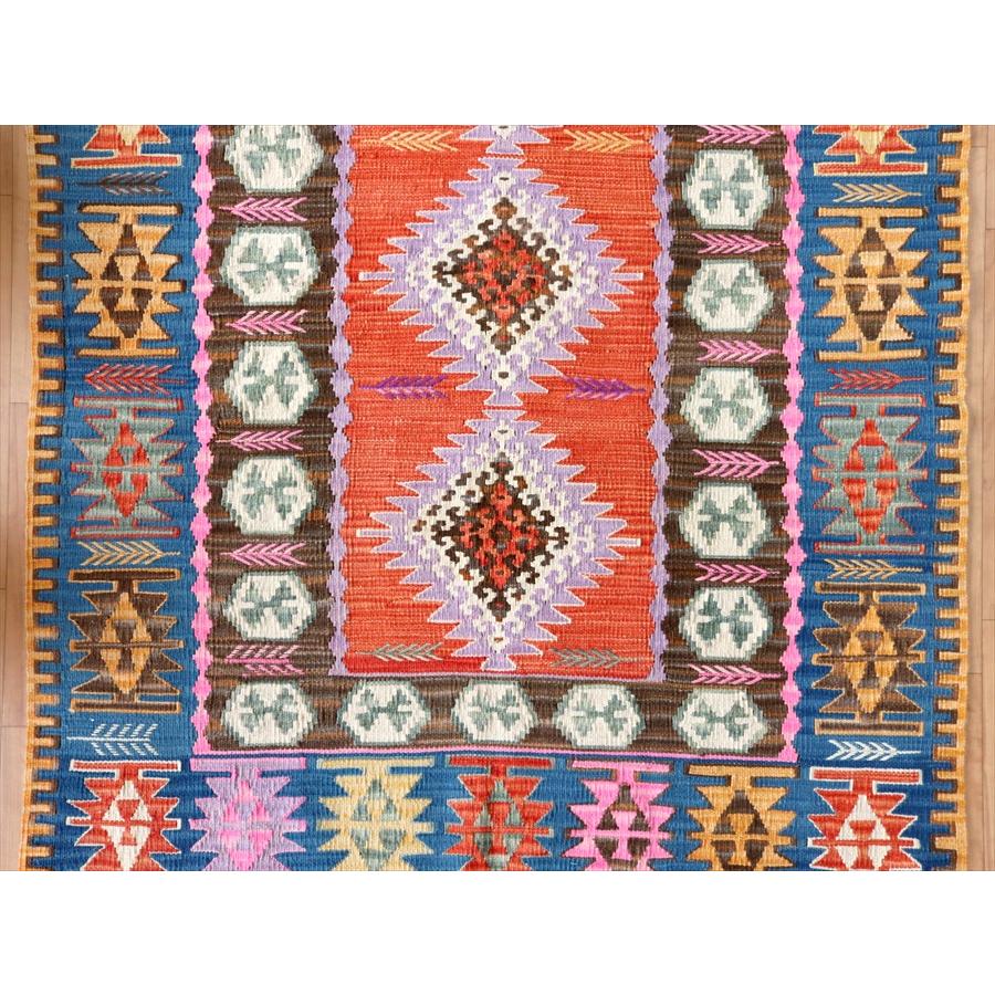 色にこだわるワンランク上のカイセリキリム 171x127cm ドラゴンのモチーフと麦の穂 | ブランド登録なし | 03