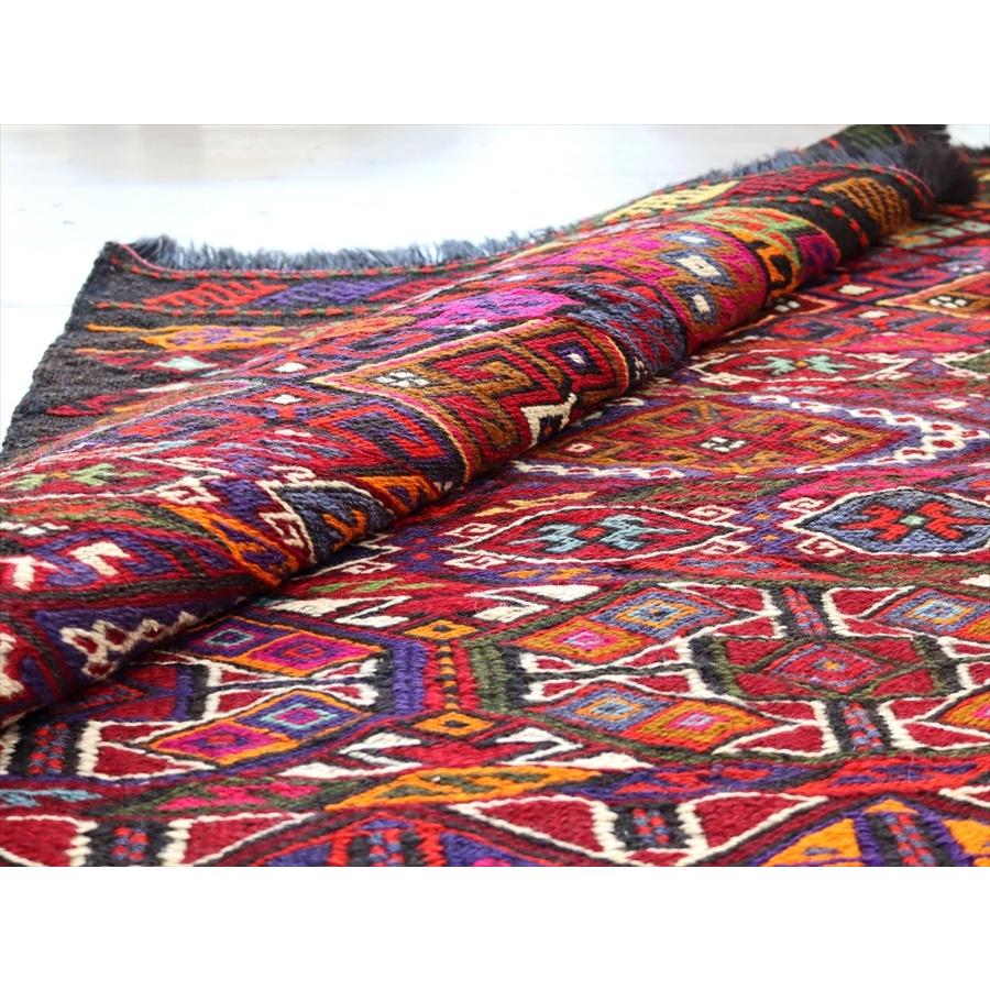 オールドキリム ムート  95x107cm チュアルを開いたカラフルジジム | ブランド登録なし | 04