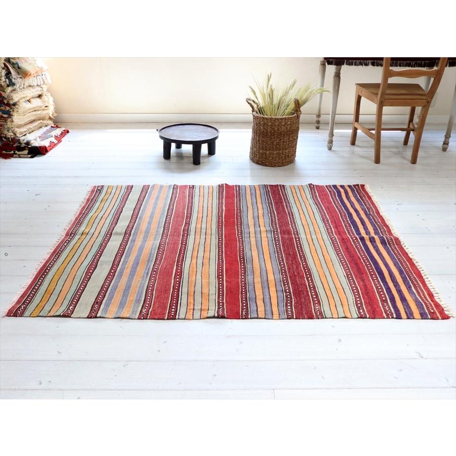 オールドキリム アフィヨン  155x113cm シンプルボーダー | ブランド登録なし | 04