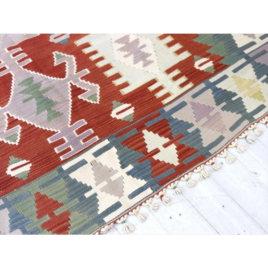 やわらかな織りのカイセリ産キリム　ケッレ 310x191cm ベレケットと雄羊の角 | ブランド登録なし | 06