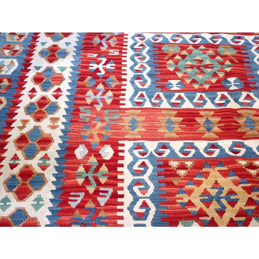 トルコの手織りキリム　カリヨラ 219x145cm ３つのサンドゥック | ブランド登録なし | 05