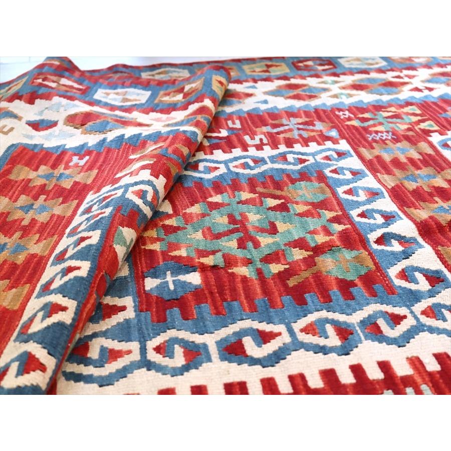 トルコの手織りキリム　カリヨラ 219x145cm ３つのサンドゥック | ブランド登録なし | 06